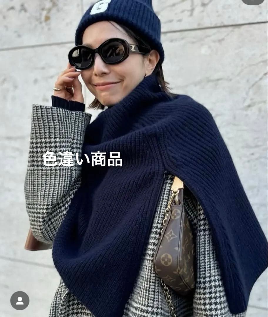 【タグ付き】GOOD GRIEF! RIBBED KNIT SNOOD