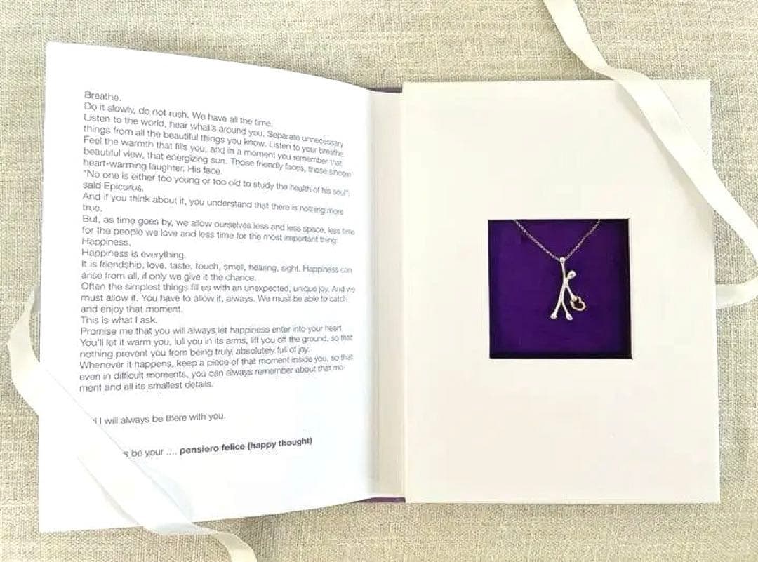 イタリア製ペンダント “A HEART TO GIVE”