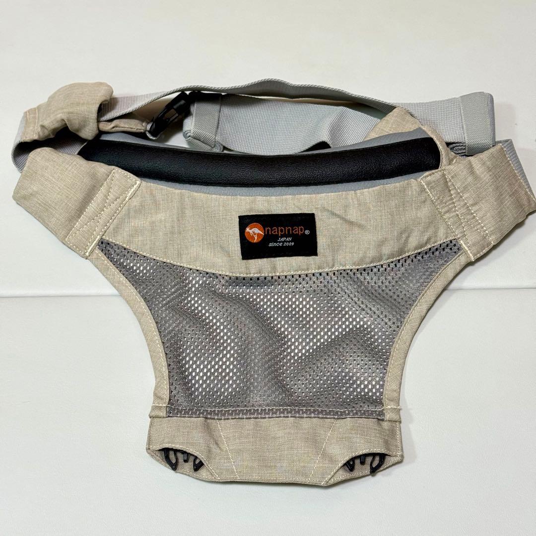 napnap Tran ナップナップ トラン　ヒップシート ベージュ　抱っこ紐