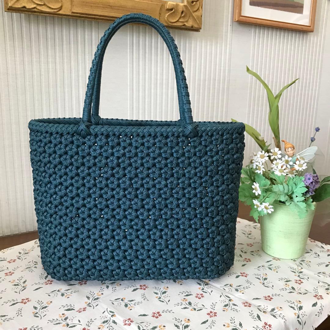 ＊キラキラ様オーダー品＊クラフトかごバッグ