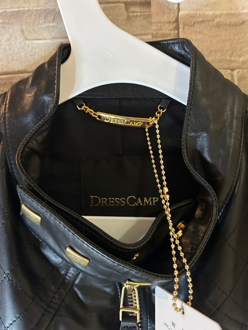 絶*ン様 美品【ドレスキャンプ】レザーベスト