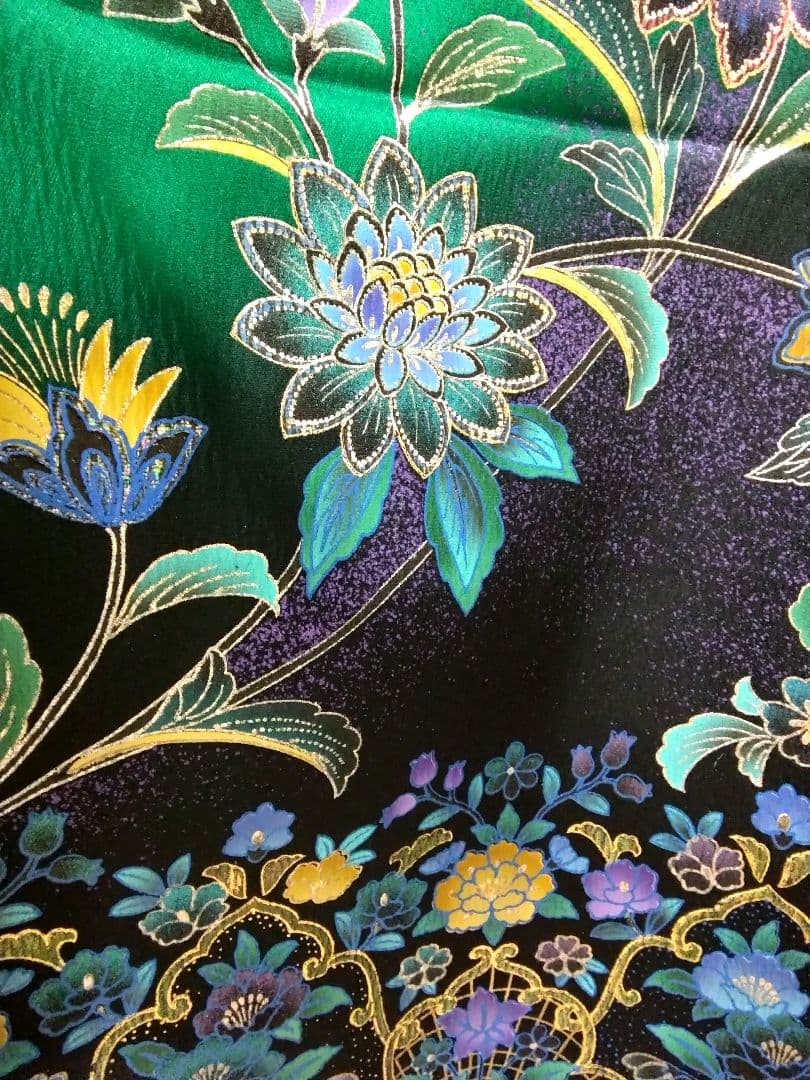 振袖フルセット、正絹振袖成人式、半襟重ね衿帯揚げ帯締、西陣袋帯、襦袢、ガード加工