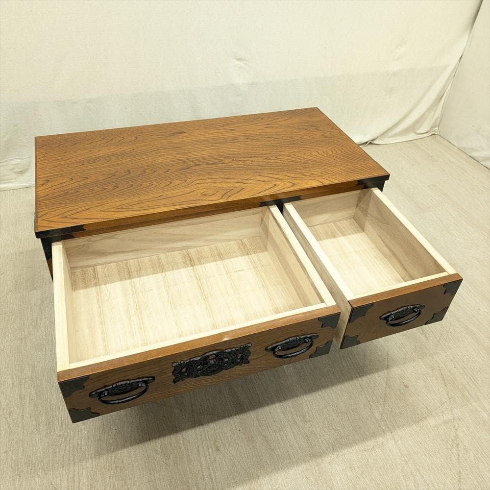 美品　キャピック　整理箪笥　ローチェスト　タンス　チェスト　引き出し　ドロワー