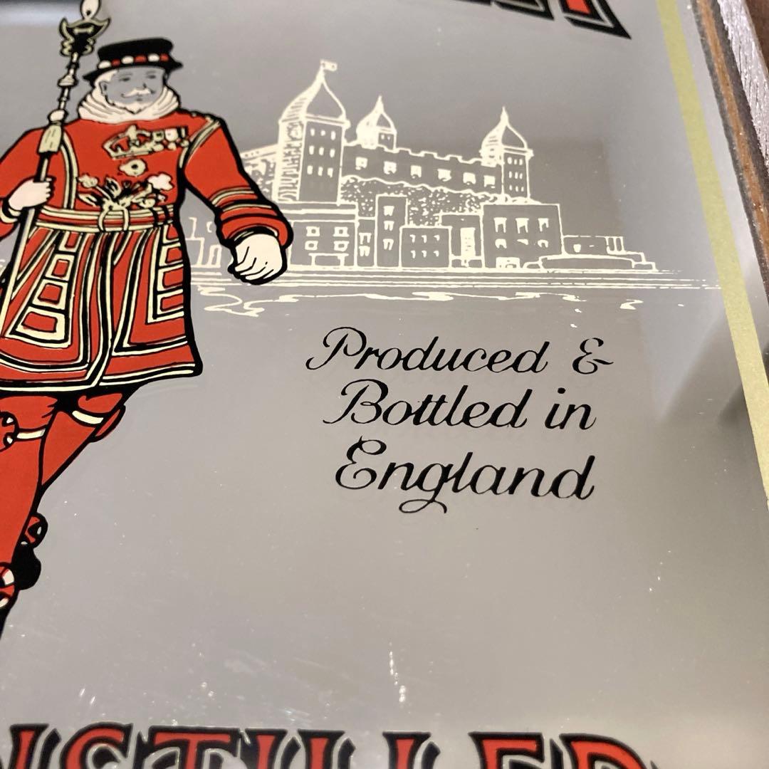 Beefeater ロンドン・ドライ・ジン パブミラーサイン　LONDON