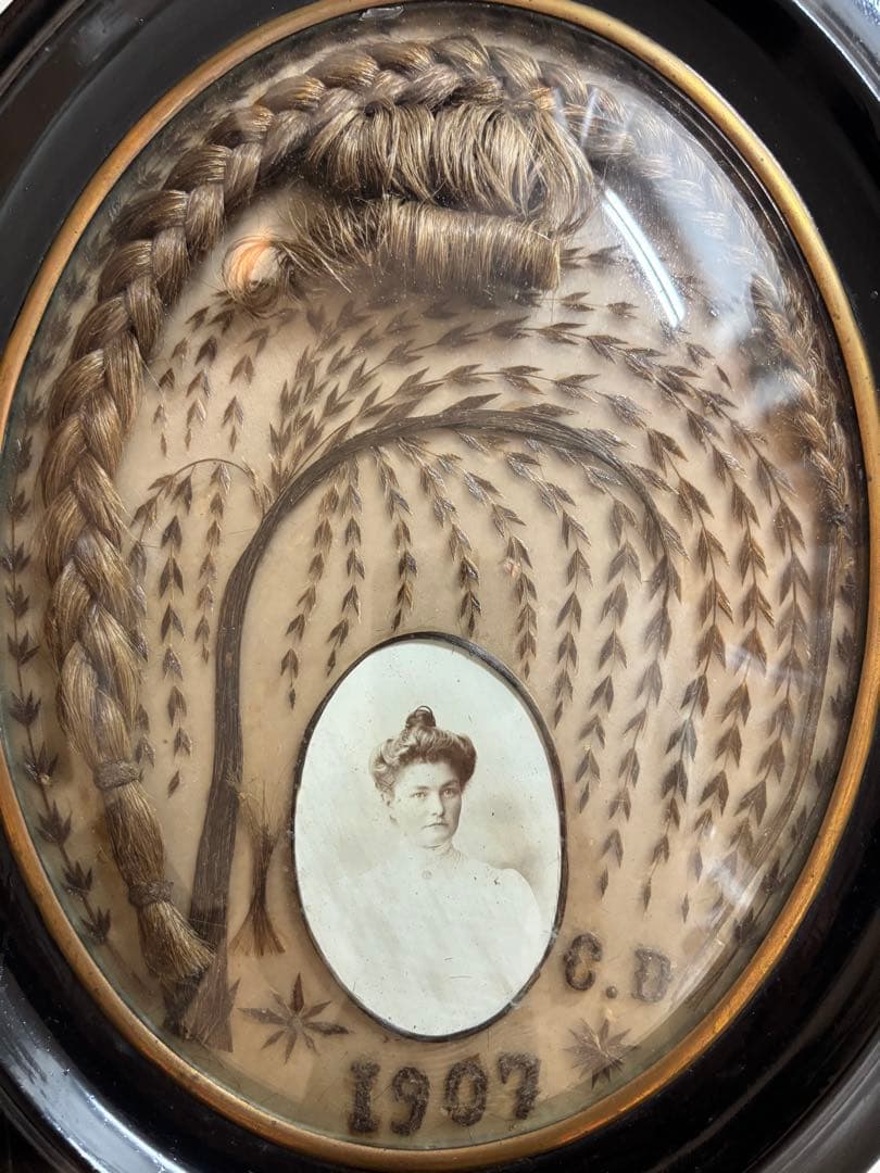 ルリケール　ヘアアート　ゴシック調　1900年製　フランス　アンティーク