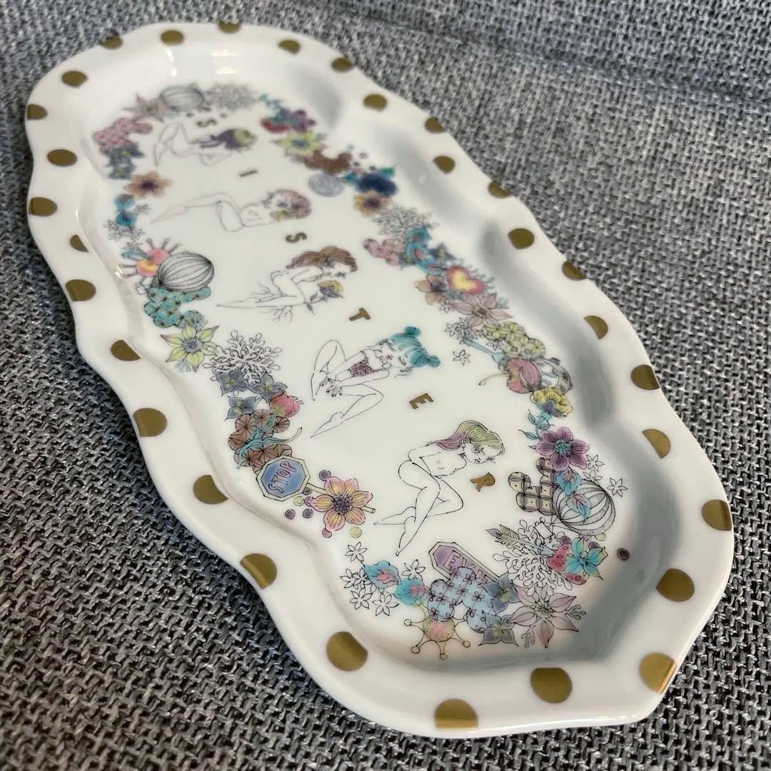 貴重　今川朋実 九谷焼　若手作家SISTER デザイン 皿