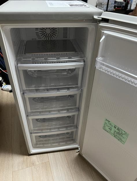 冷凍庫 三菱 MF-U12B -S 121L 17年製 フリーザー