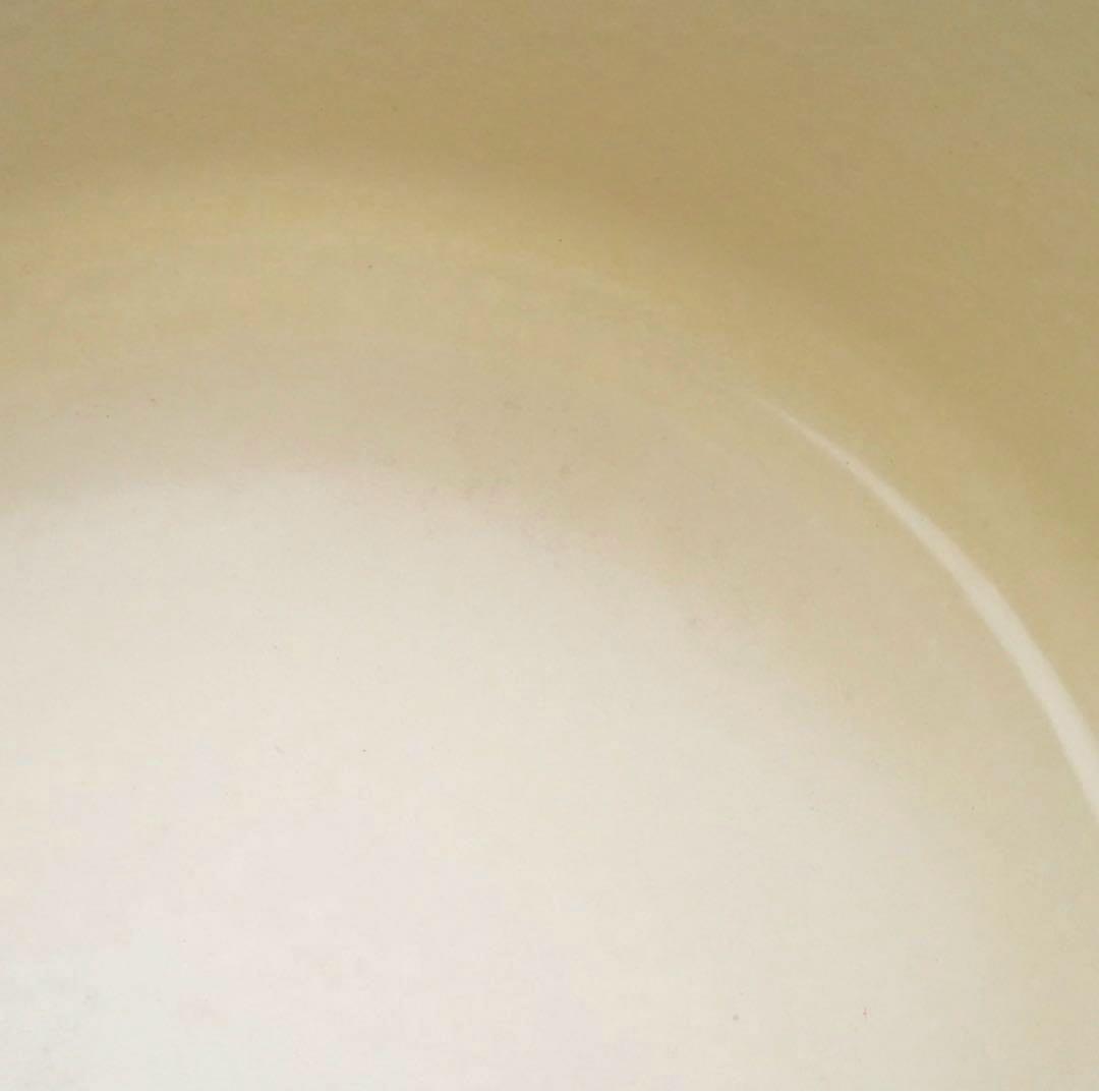 【美品】LE CREUSET　ココット ロンド フルーツグリーン　22cm