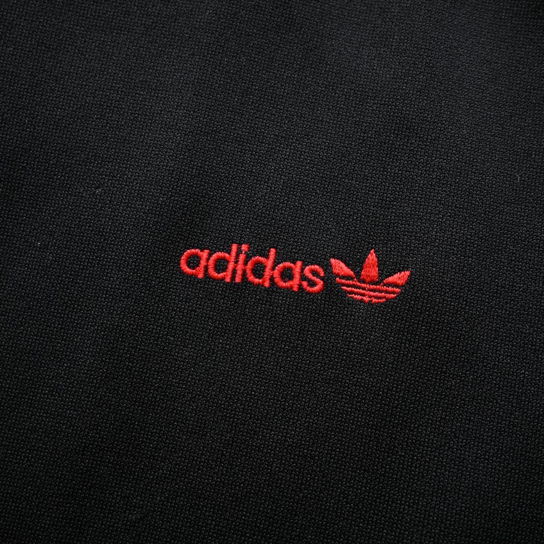 OLD adidas オールド アディダス トラックジャケット O 黒 ジャージ