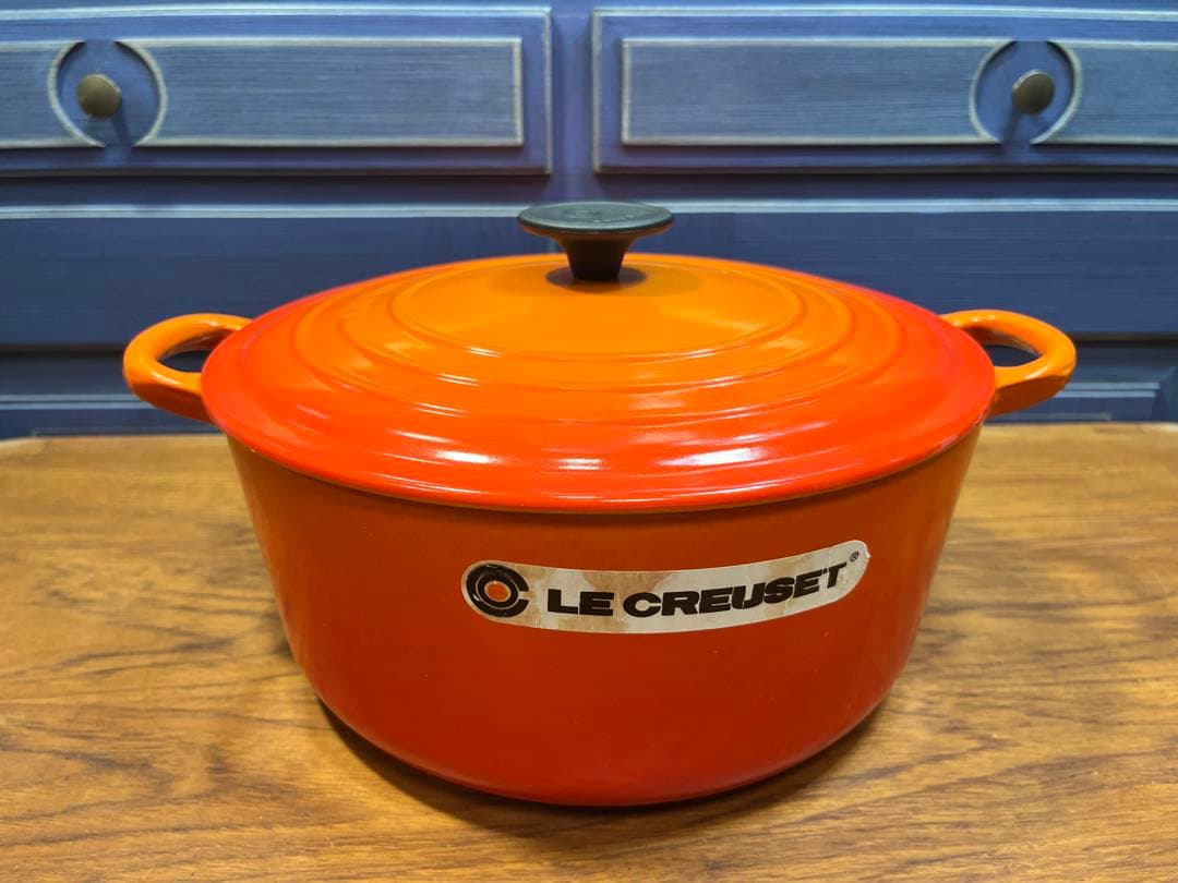 LE CREUSET ル・クルーゼ　ココットロンド26cm／5.4ℓ オレンジ