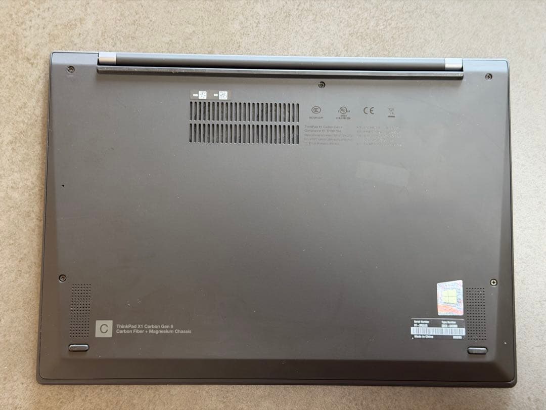 Windowsノート本体 ThinkPad X1 Carbon Gen9 i5 16GB SSD1TB