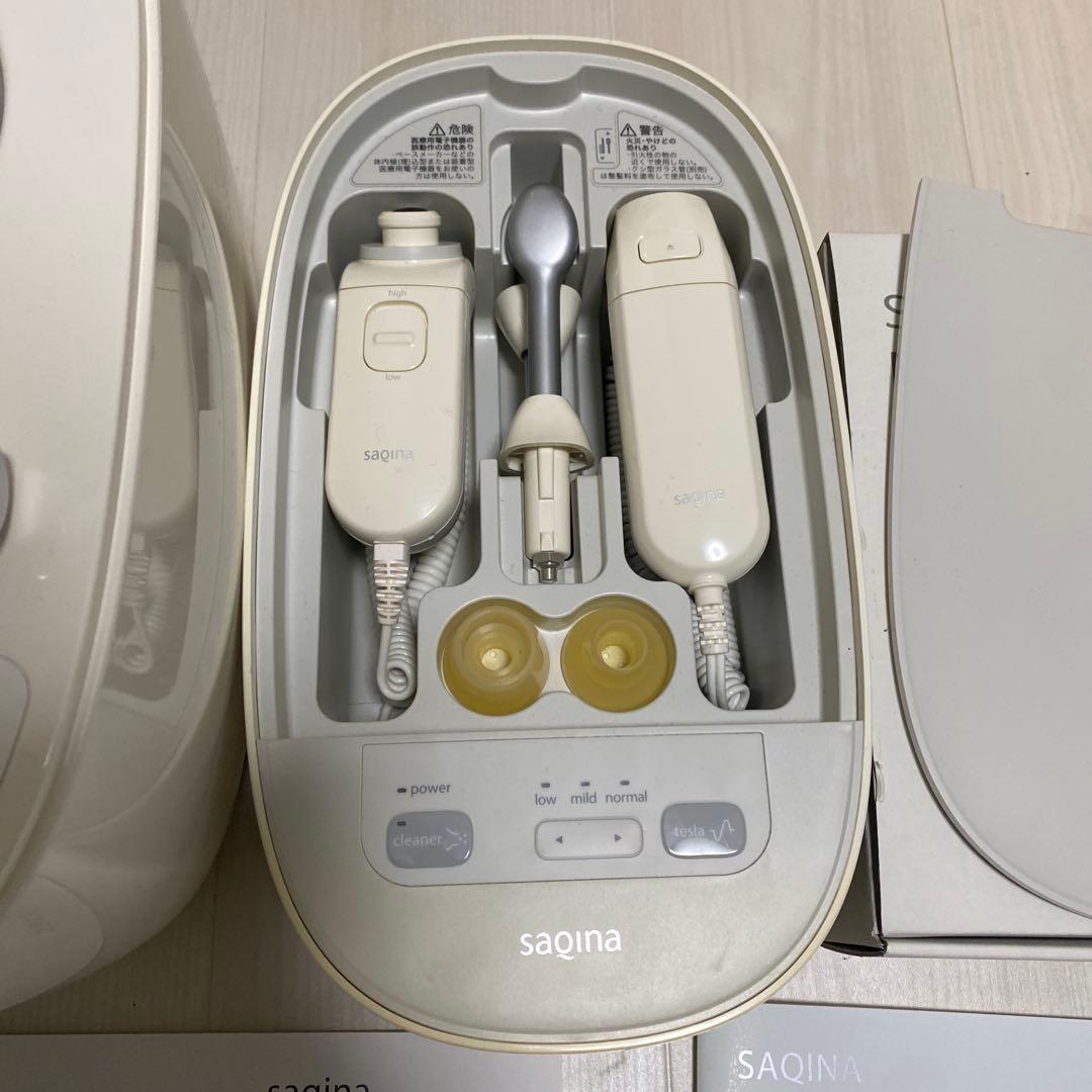 【ほぼ未使用】saqina pino 美容器 本体と付属品