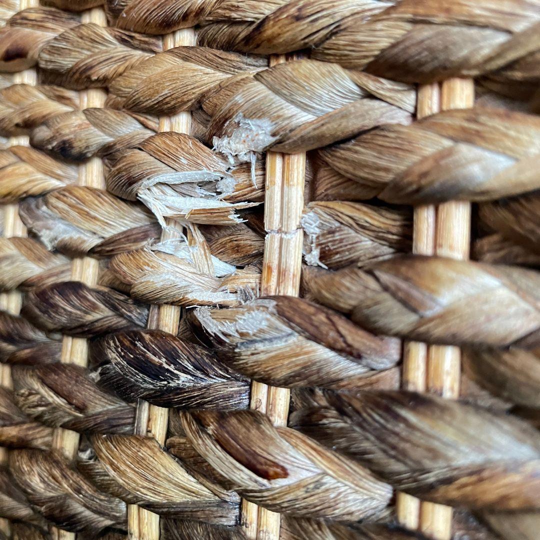 【引取限定】バリ風 アジアンリゾートコーナーソファ3人用ウォーターヒヤシンス