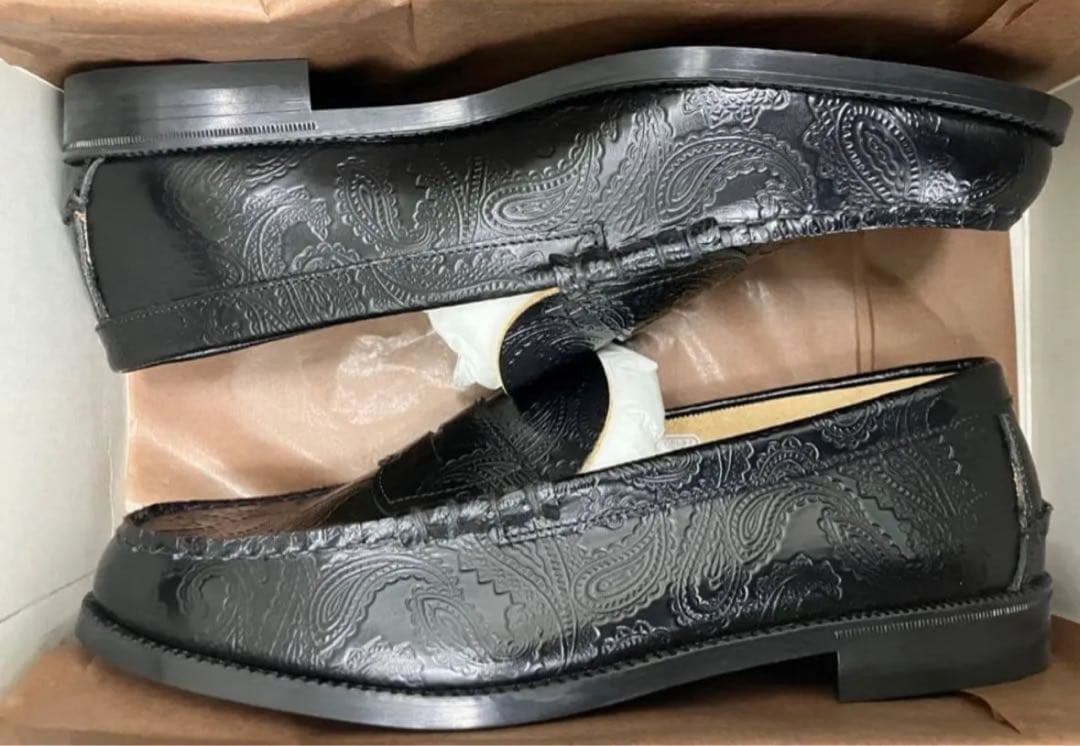 27cm ケンフォード ファインシューズ ローファー ペイズリー