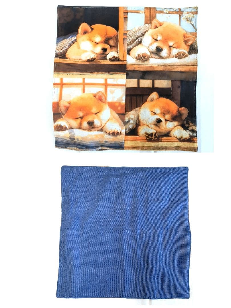 豆柴助様】ハンドメイドオーダー★柴犬★エコバッグ&ハンカチ　８点
