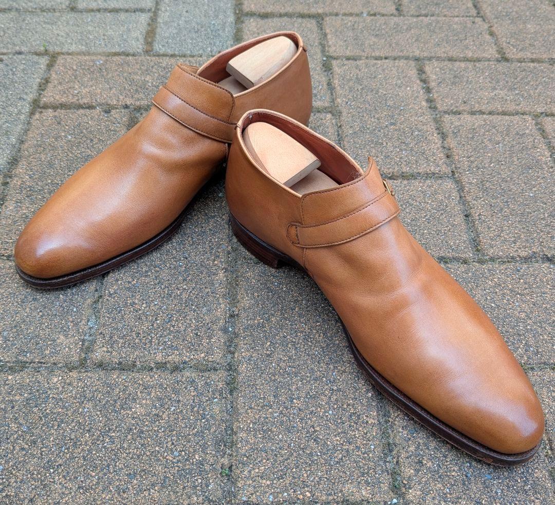 1*1様 美品クロケット&ジョーンズpullman7Dハンドグレードブーティ箱付