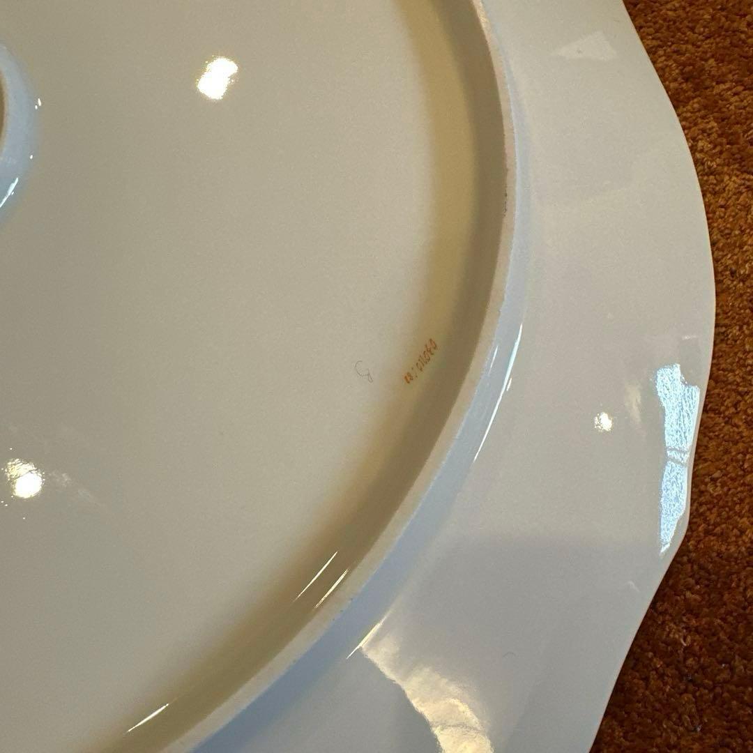 [特割]マイセン　サーヴィスプレート　ベーシックフラワー(アネモネ) 32cm皿