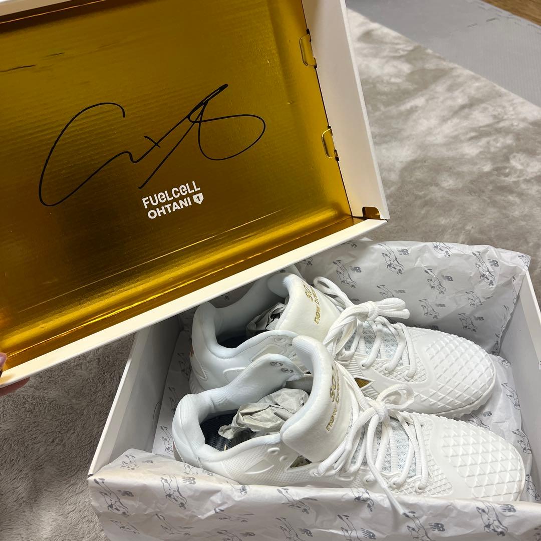 New Balance S01 トレーニングシューズ ホワイト/ゴールド