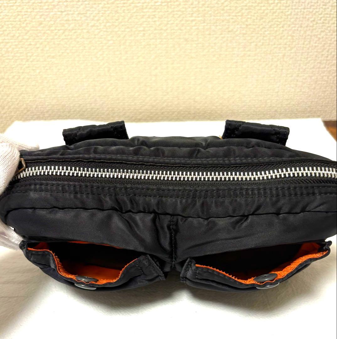 【美品】【2way】ポーター タンカー ミニ ショルダーバック ポーチ ブラック
