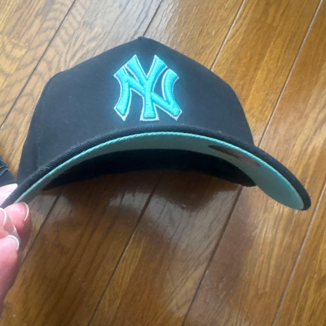 と*め様 海外！２点セットLA ニューエラ キャップ ドジャース ティファニーブ