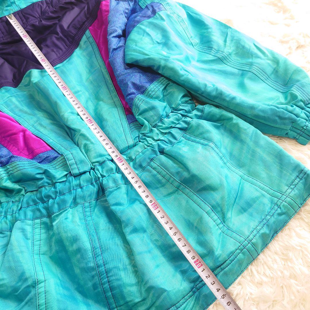 エレッセ スキー スノーボードウェア セットアップ ライトミント ロゴ刺繍 M