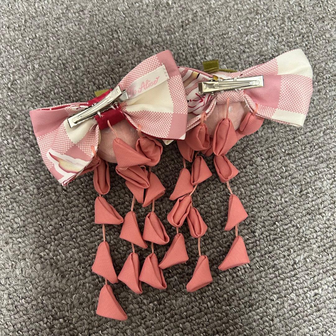 【ToAlice】C5130いちご姫浴衣セット ピンク M