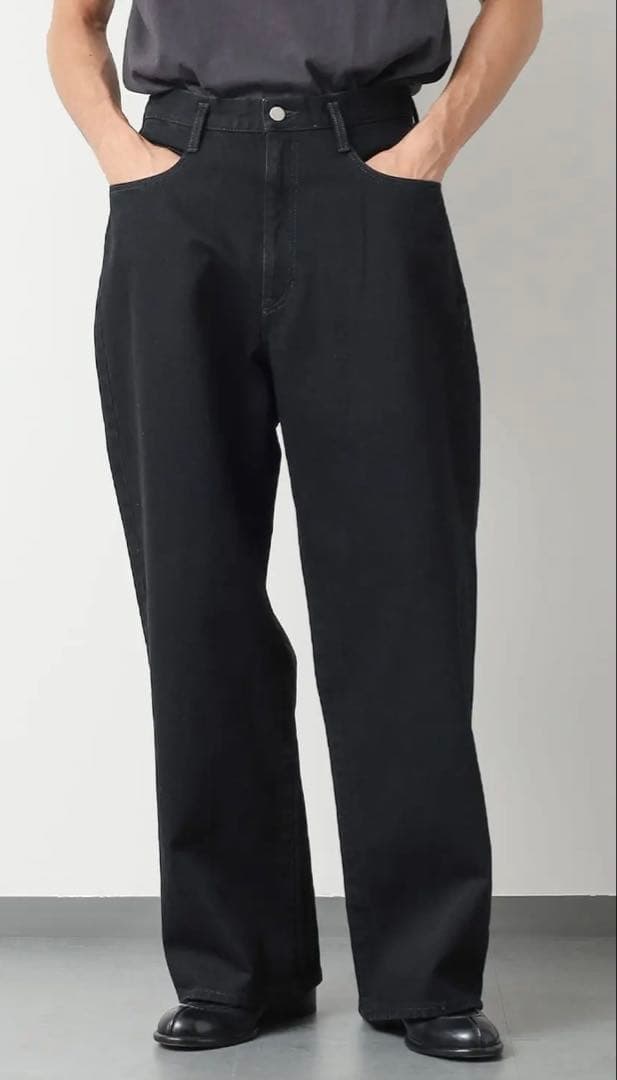 パンツ nakedgauge BLACK DENIM ASHLEY JEANS