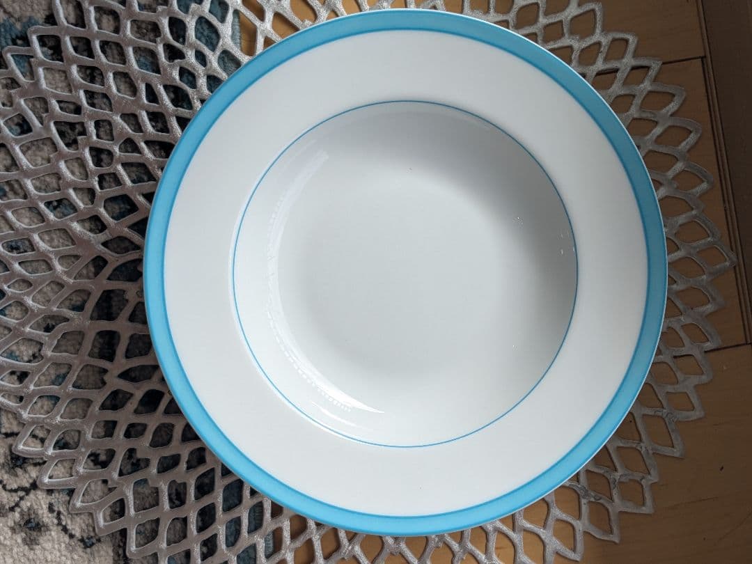 フランス製レイノー社Tropicシリーズ　スープ皿4枚セット