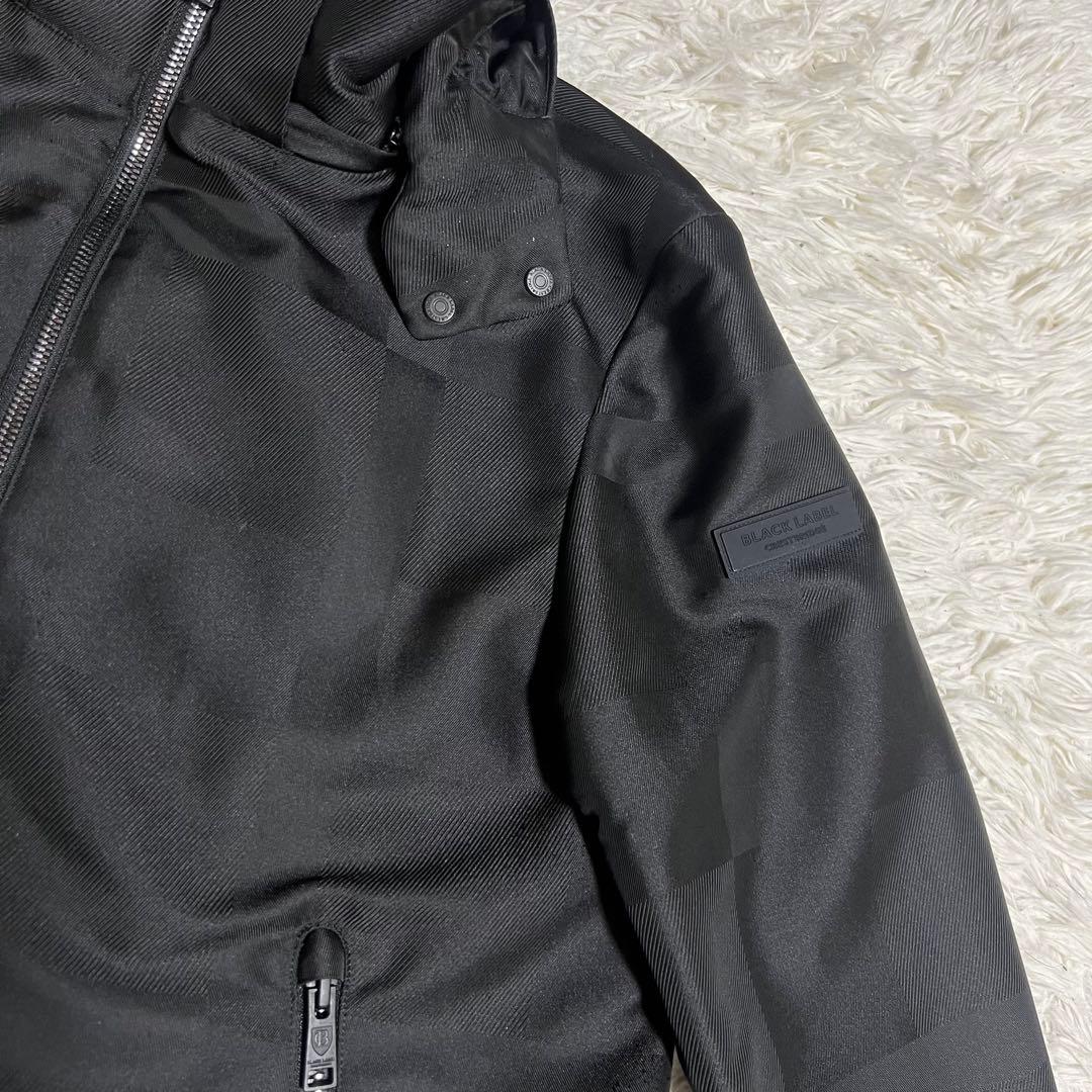 【美品】BURBERRY BLACK LABEL ノバチェック　ナイロンパーカー