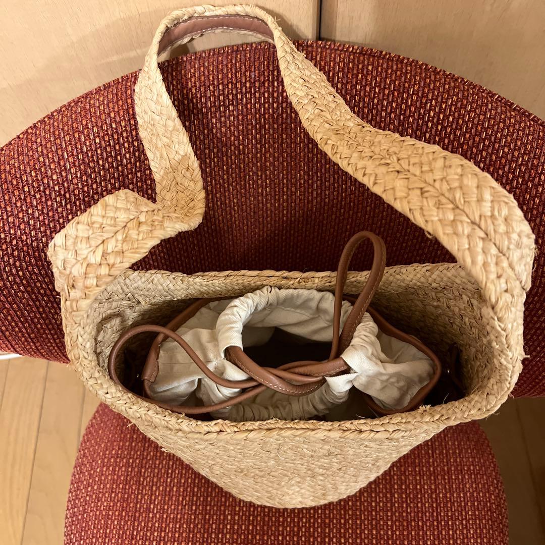 へレンカミンスキーラフィアショルダーバッグ