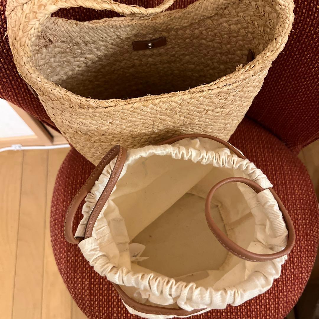 へレンカミンスキーラフィアショルダーバッグ