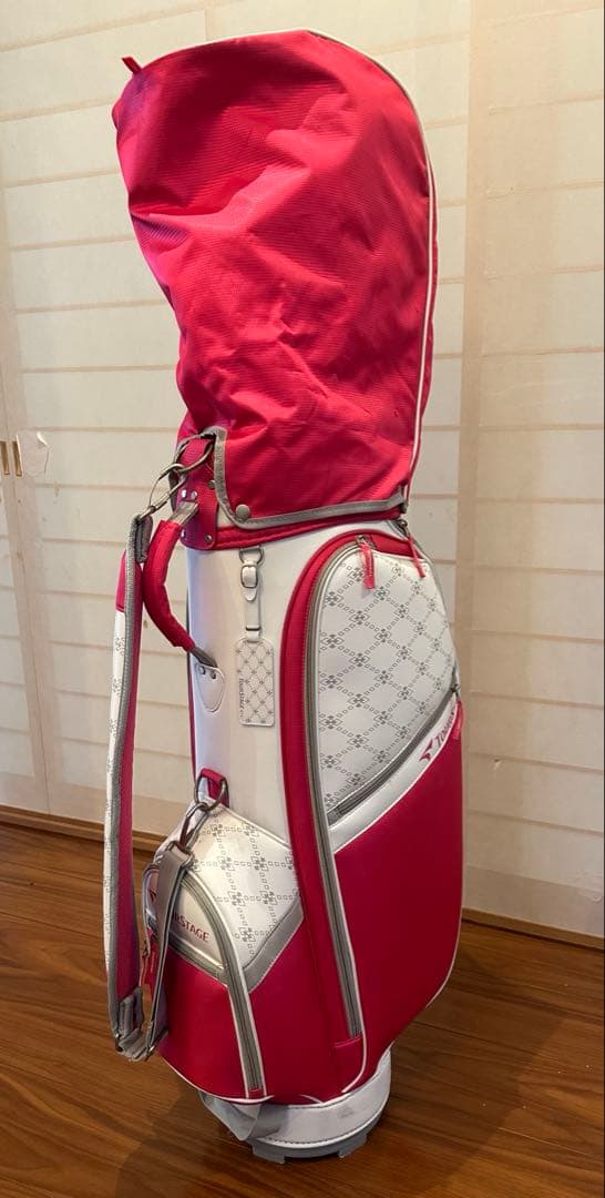 TOURSTAGE キャディバッグ ピンク 美品ですよ(^^)