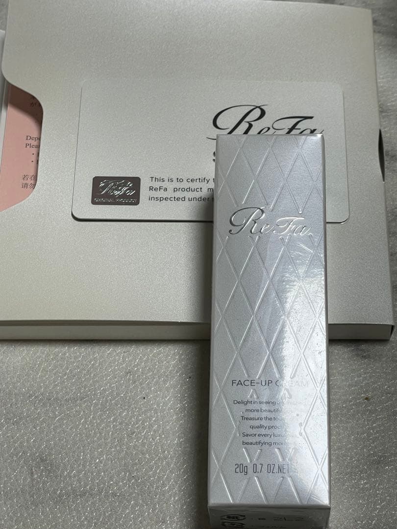 ReFa ダブルレイ　レッド　フェイスアップクリーム付