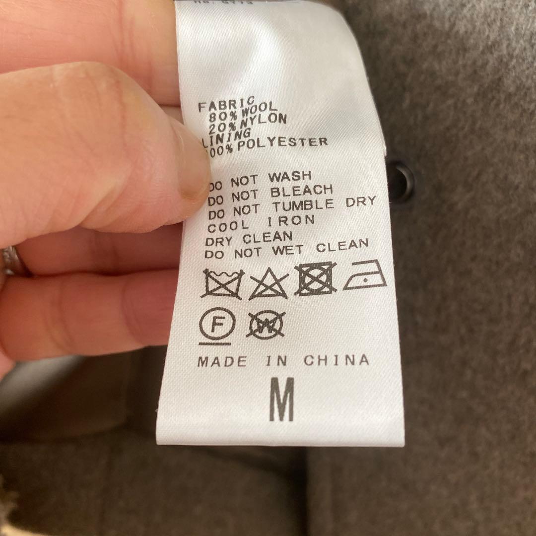 スーパー140ビーバーノーカラーショートコート