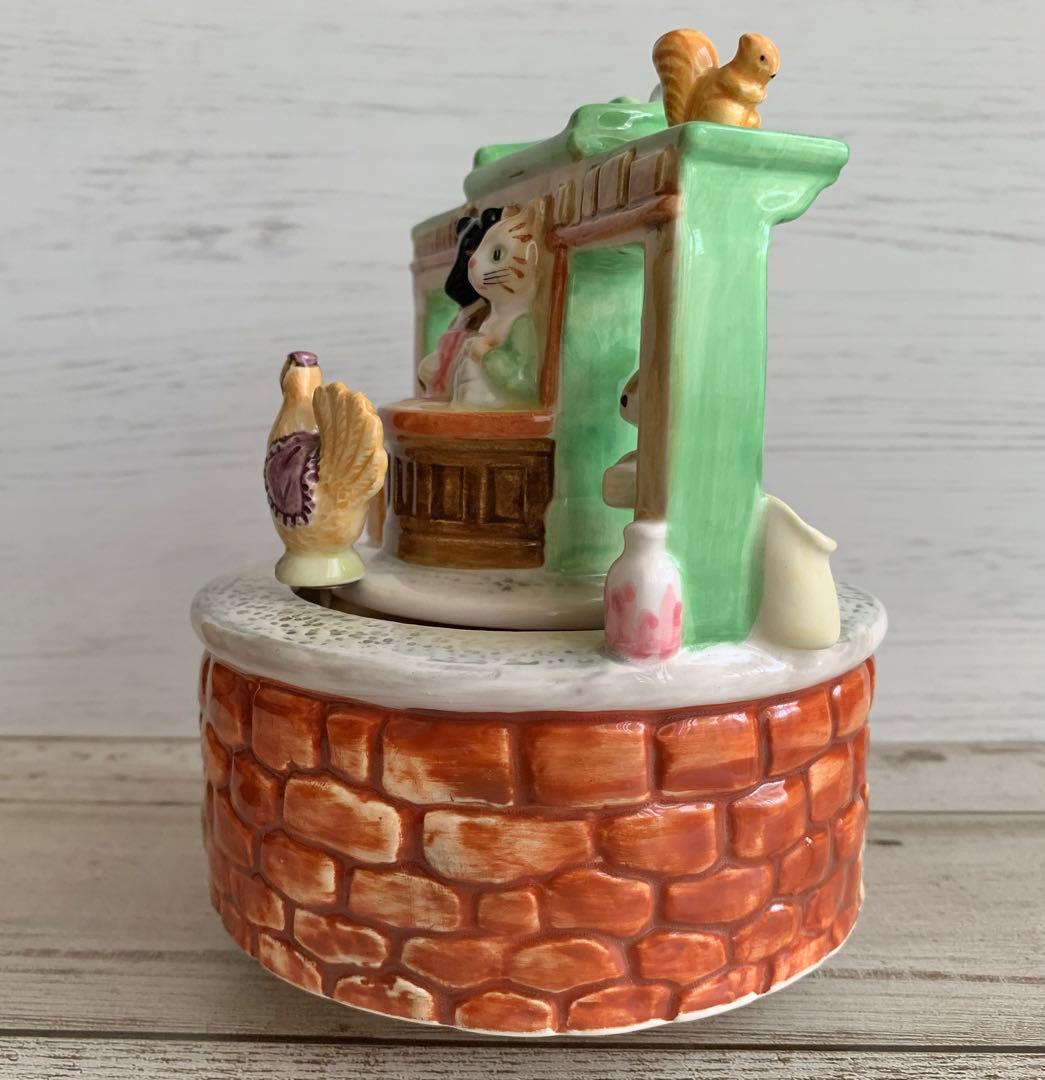 ジンジャーとピクルスのお店 二重回転オルゴール ピーターラビット