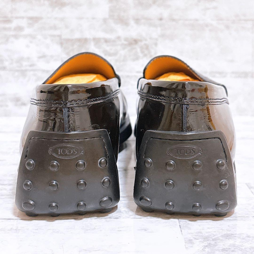 極美品✨TODS トッズ ゴンミーニ パテントレザー ローファー 箱付 25cm