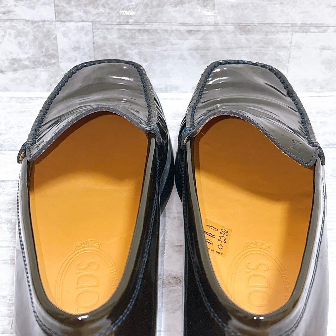 極美品✨TODS トッズ ゴンミーニ パテントレザー ローファー 箱付 25cm