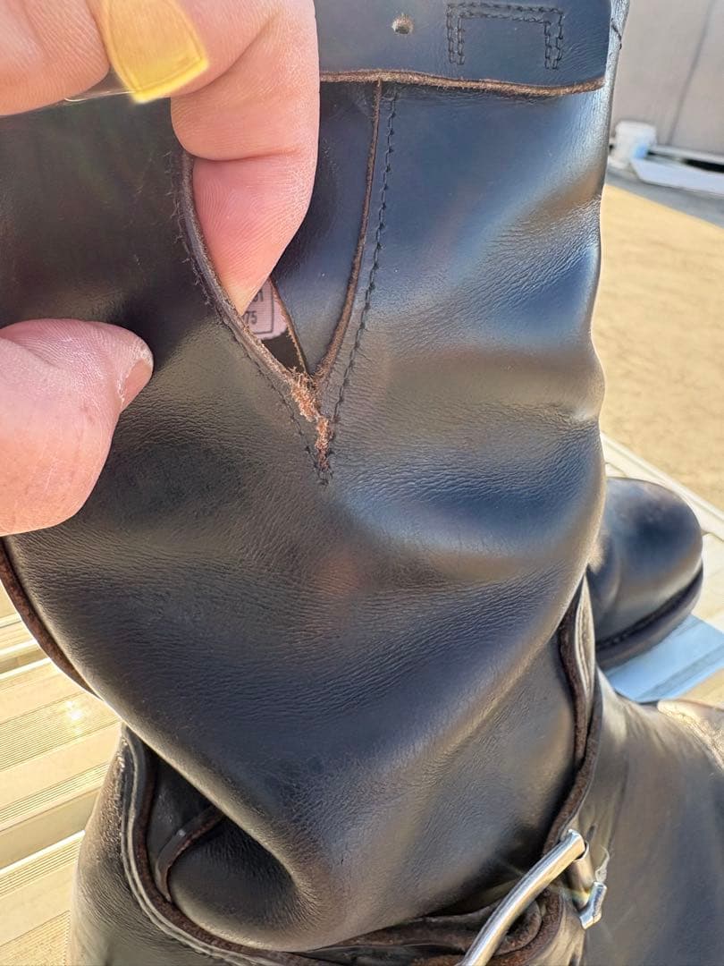 レッドウィング　エンジニア　pt91 刻印　茶芯