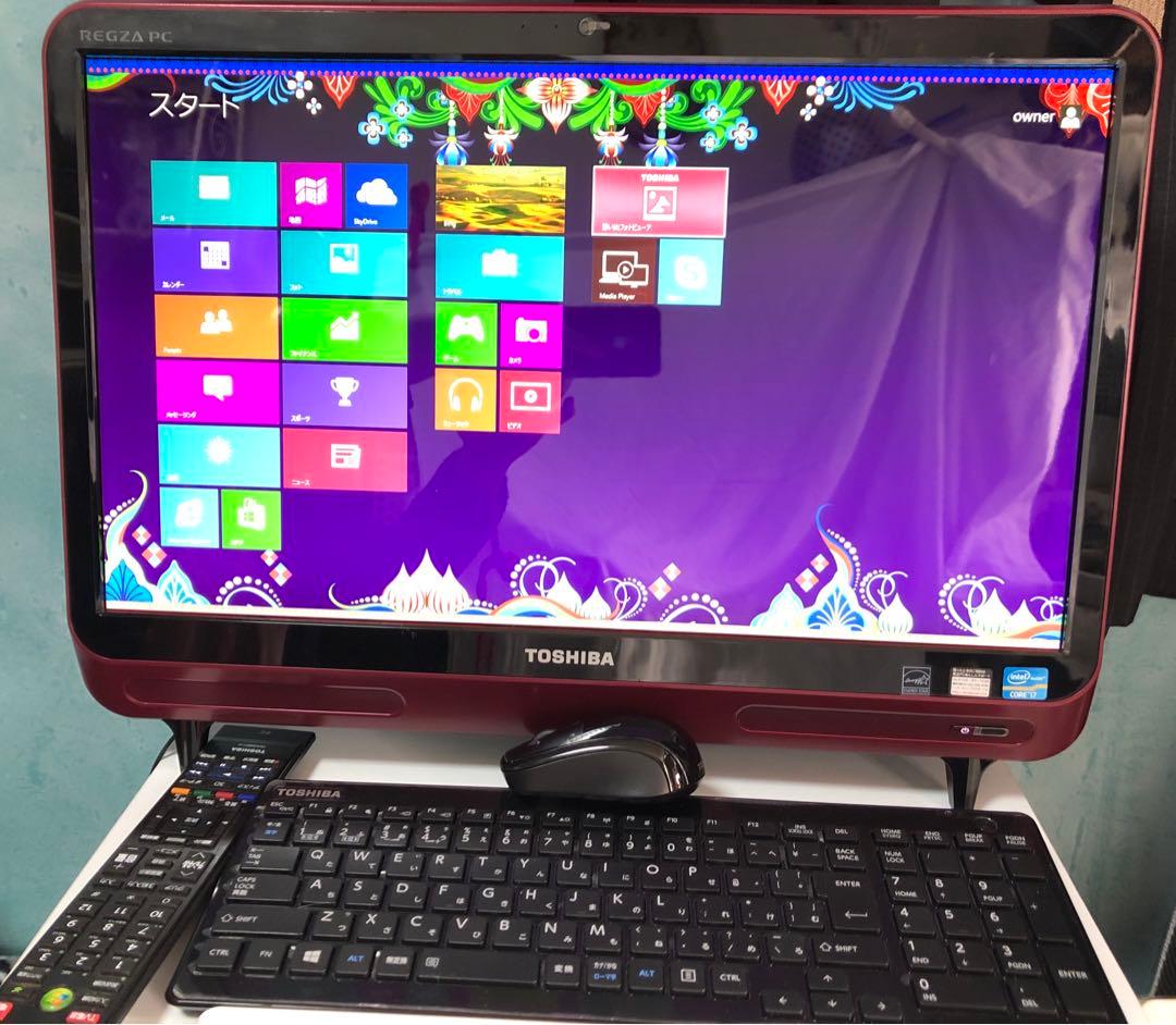 【動作確認済み】TOSHIBA REGZA PC 712 一体型デスクトップPC