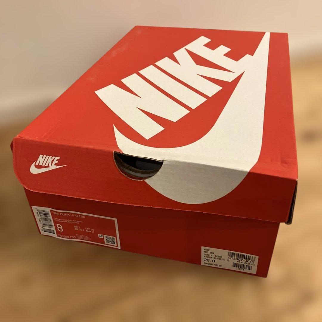 【新品】DUNK HI RETRO 26.0cm