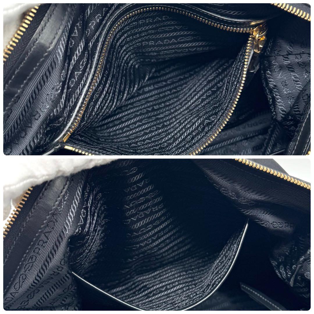 【超美品・使用感無し✨】プラダ 2way ハンドバッグ テスートナイロン レザー