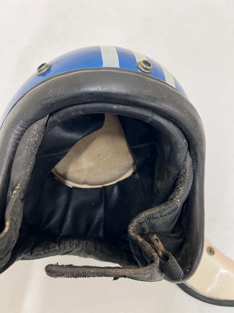 SHELBY COBRA 革巻き ジェット　 純正バイザー付