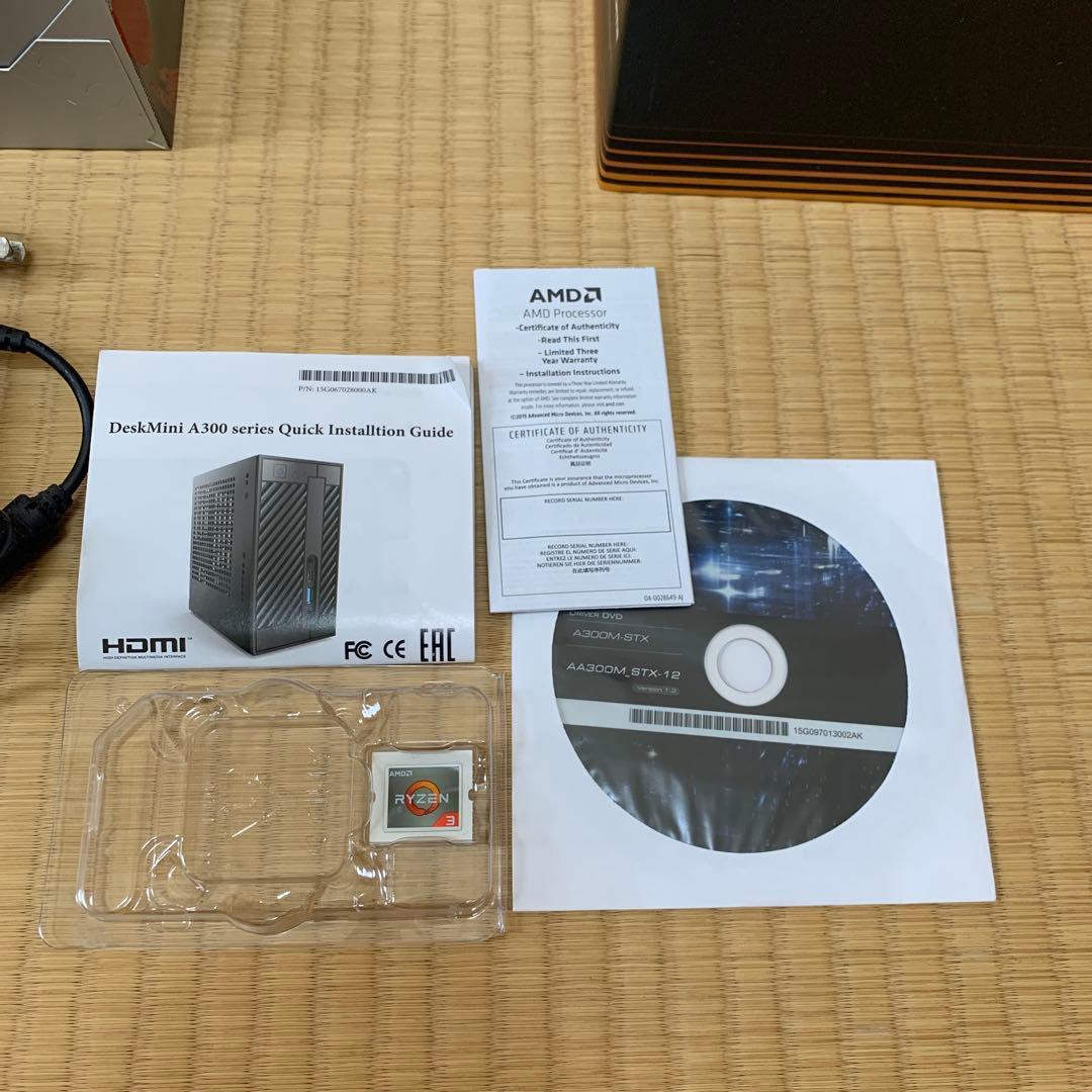 Windowsデスクトップ Deskmini A300 Ryzen3 3200G 8GB Win11