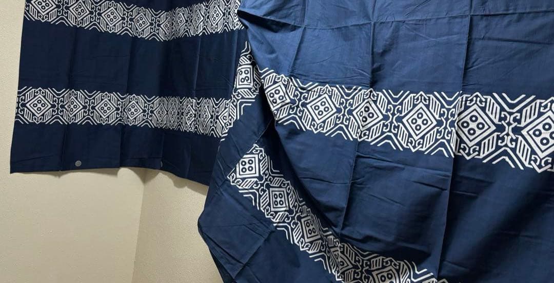 未使用品 油単 油箪 ゆたん 昭和レトロ 古布 桐ダンス保護カバー