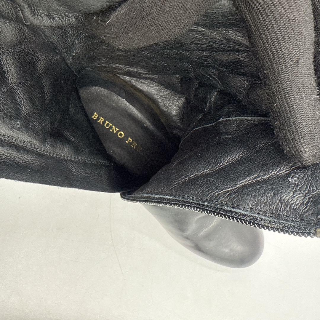 BRUNO PREMI ブルーノプレミ ミドルブーツ 本革 レザー サイドジップ