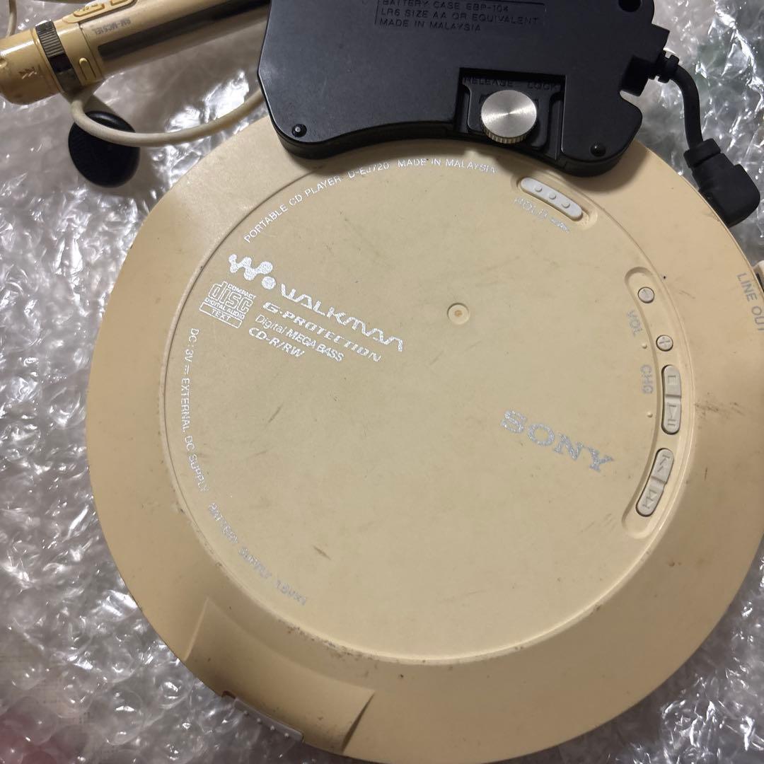 【希少品】SONY☆WALKMANポータブルCDプレイヤー D-EJ720