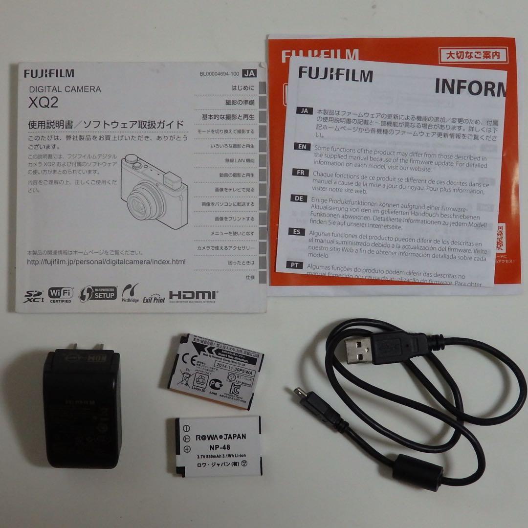 動作確認済み　Fujifilm XQ2 シルバー　箱付　フジフイルム