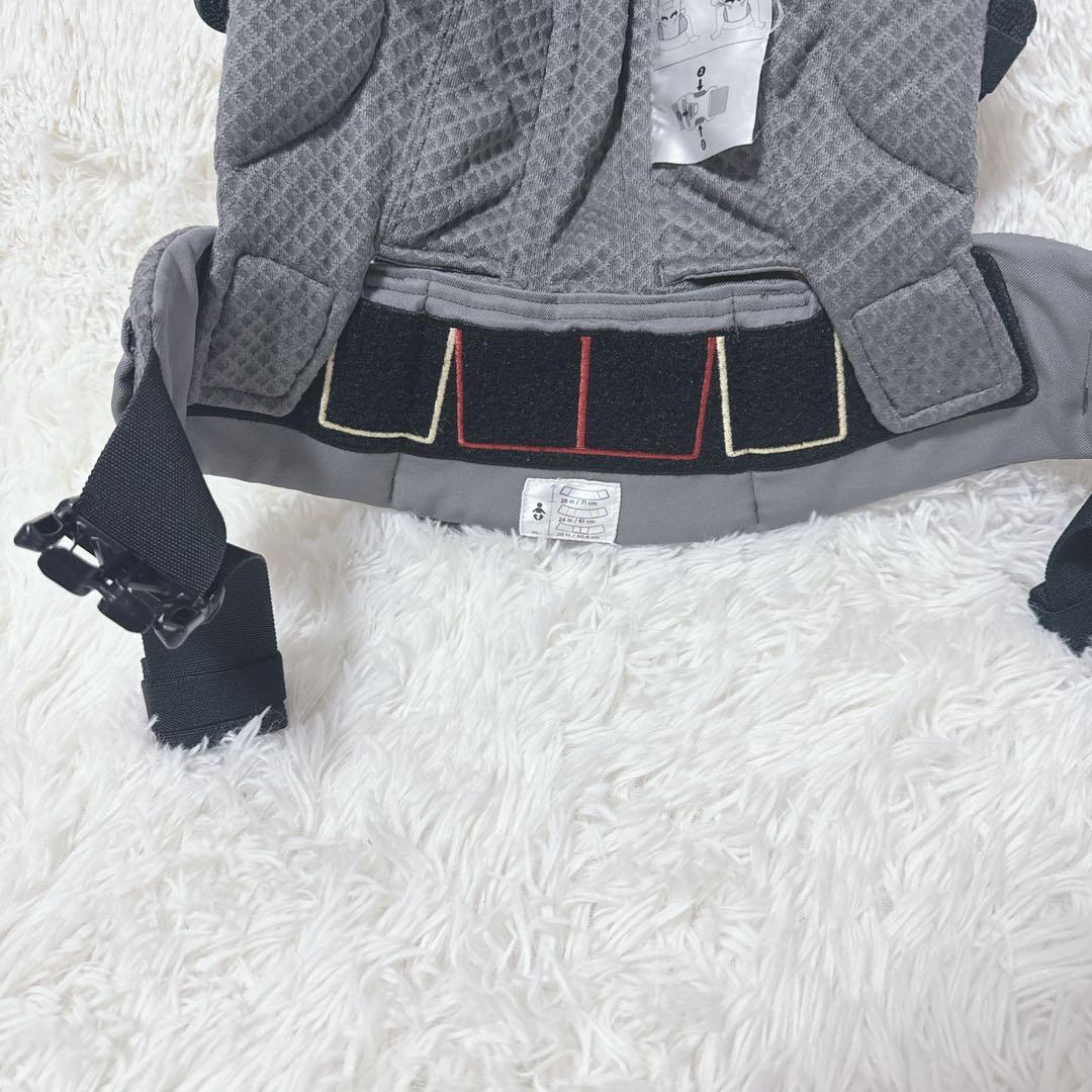 【美品】ergobaby OMNI breeze 抱っこ紐 グラファイトグレー