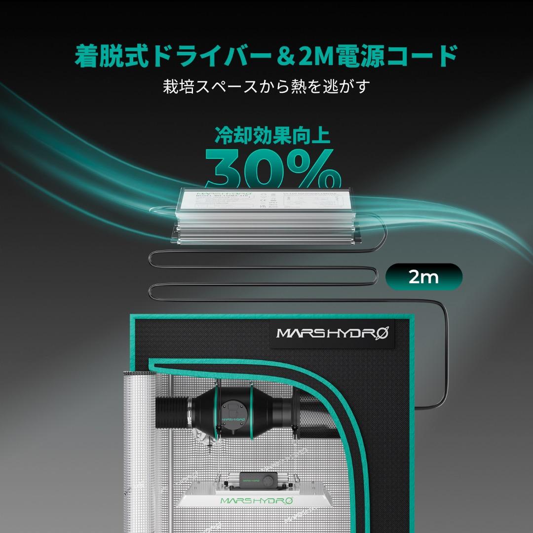 【美品】Mars Hydro TS 3000 植物育成LEDライト 高性能省エネ