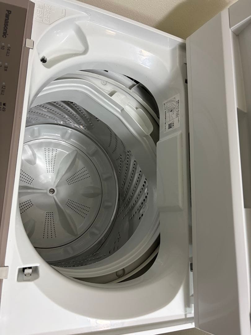 【美品】パナソニック 洗濯機 6kg NA-F60PB15 動作良好 清潔感あり